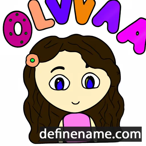 Olivianna cartoon