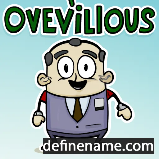 cartoon of the name Olivianos