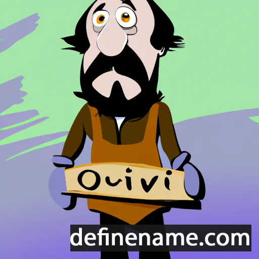 cartoon of the name Olivur