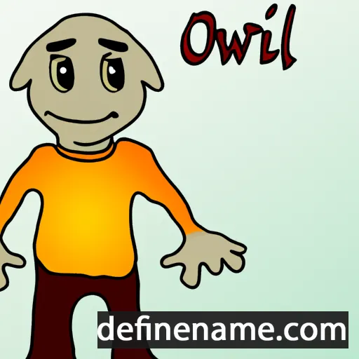 cartoon of the name Oliwir