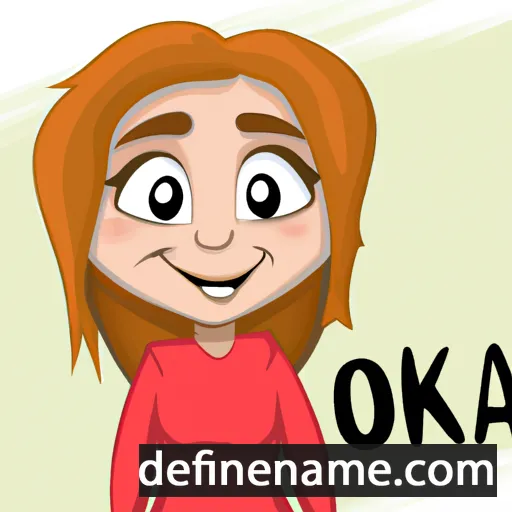 cartoon of the name Olka