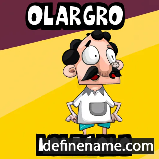 Ollegario cartoon