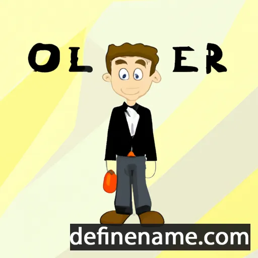 cartoon of the name Ollister