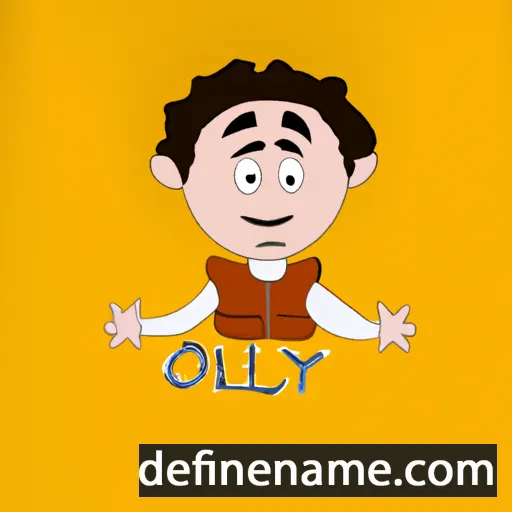 cartoon of the name Ollye