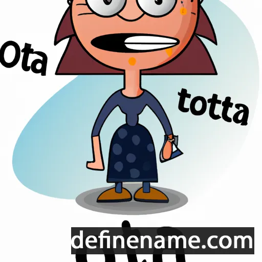 cartoon of the name Olta