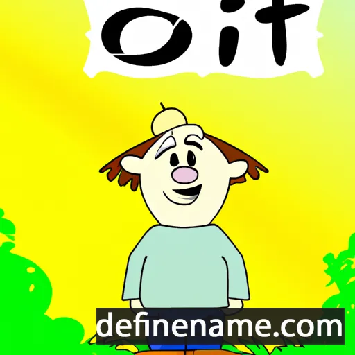 cartoon of the name Olti