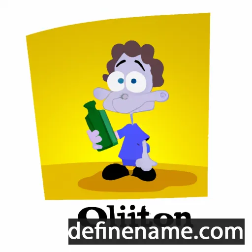 cartoon of the name Oltion