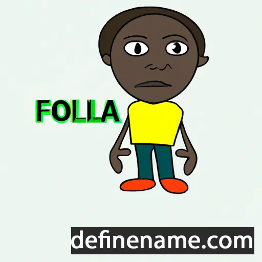 Olufela cartoon