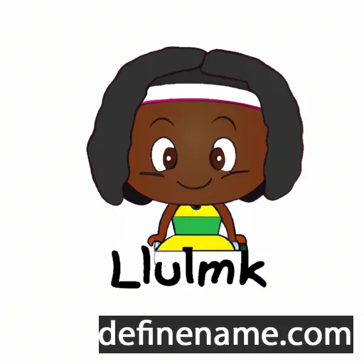 cartoon of the name Olukemi