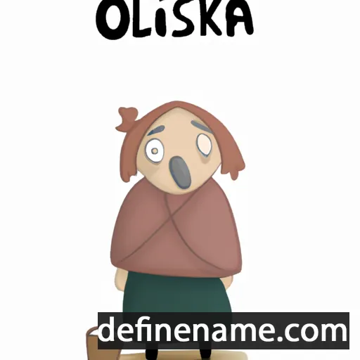 cartoon of the name Oluška