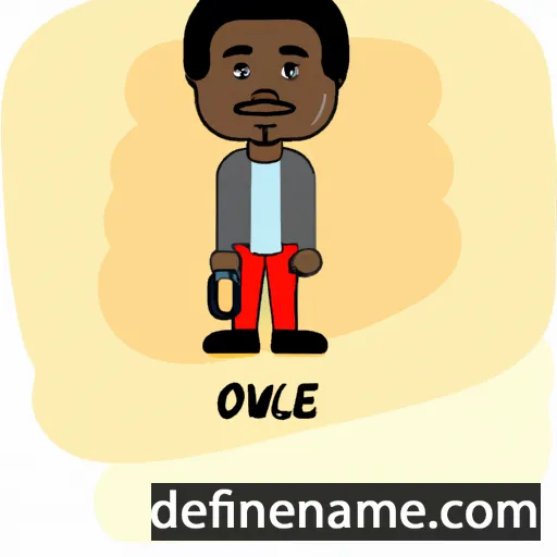 cartoon of the name Oluwale