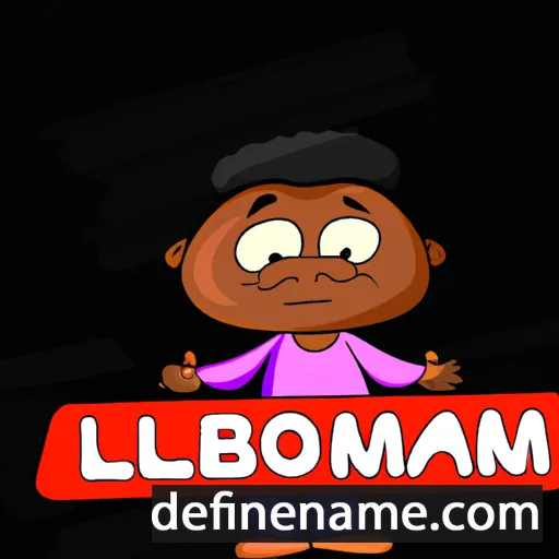 cartoon of the name Oluwaobafemi