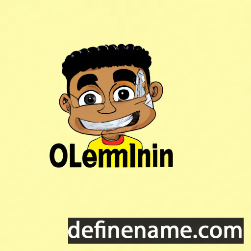 cartoon of the name Oluwapamilerin