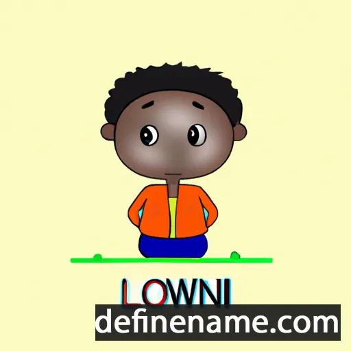 cartoon of the name Oluwatomiwa