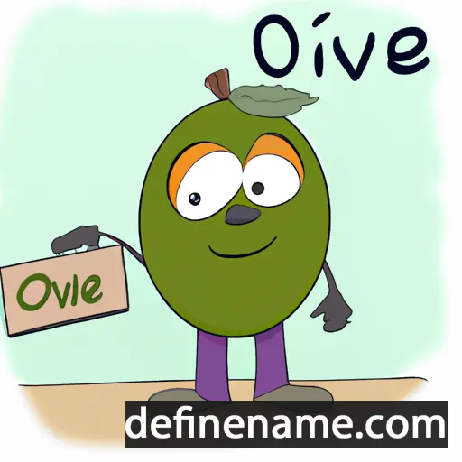 cartoon of the name Olve