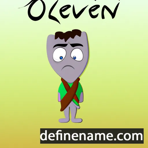 cartoon of the name Olveen