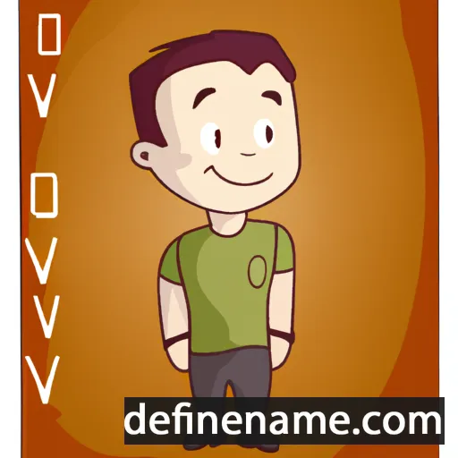 cartoon of the name Olvyn