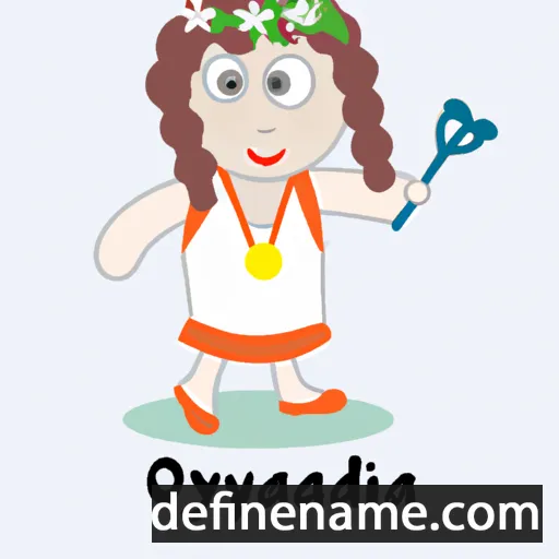 cartoon of the name Olympiada