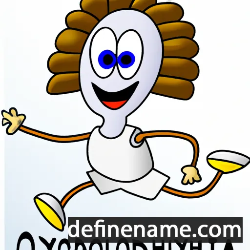 cartoon of the name Olympiodora