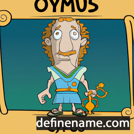 cartoon of the name Olympus