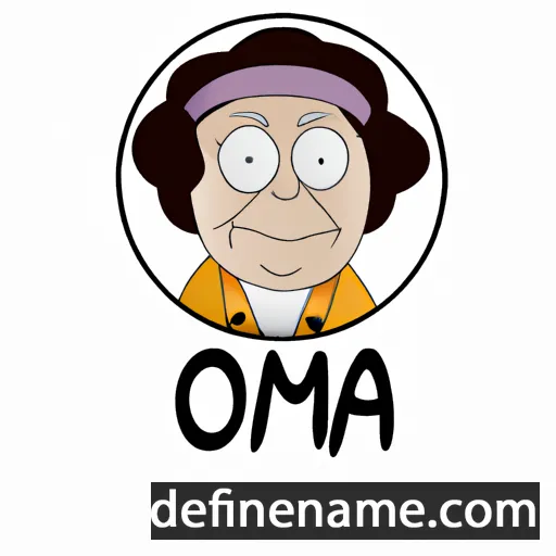 cartoon of the name Oma