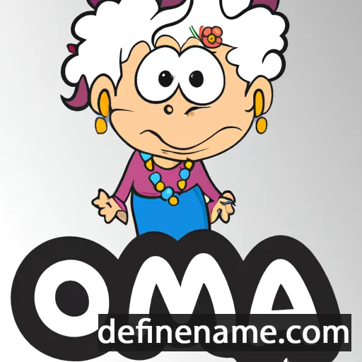 cartoon of the name Oma