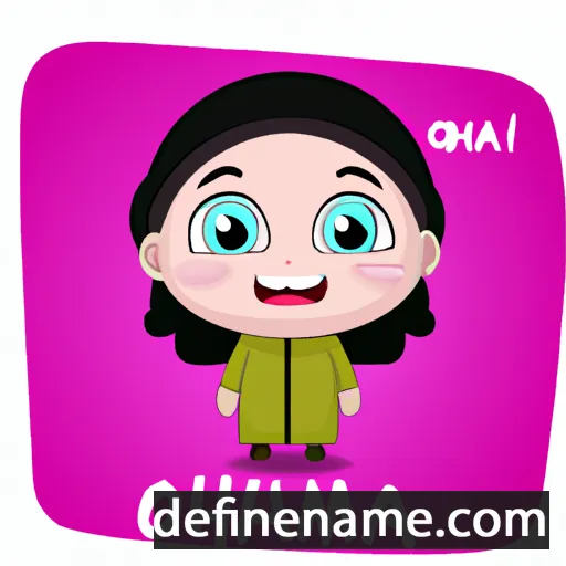 cartoon of the name Omaimah