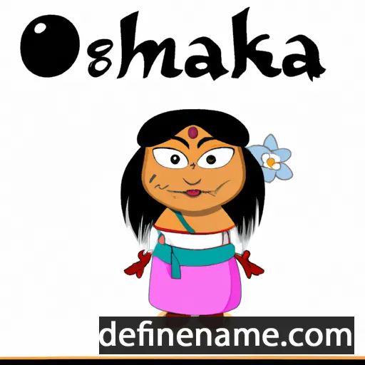 cartoon of the name Omakshi