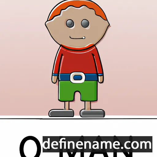 cartoon of the name Oman