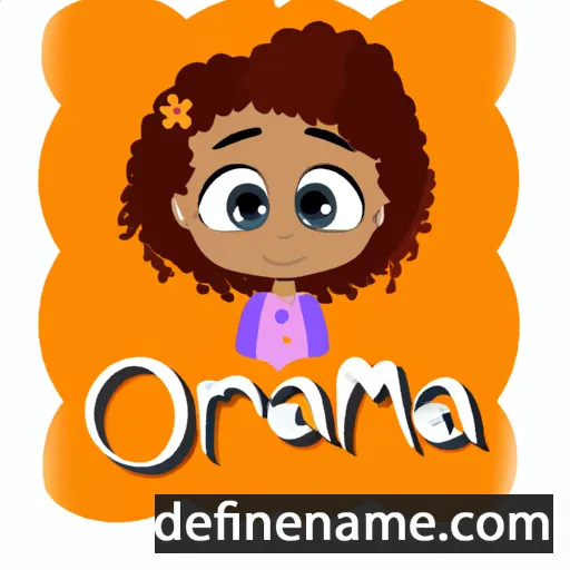 cartoon of the name Omara