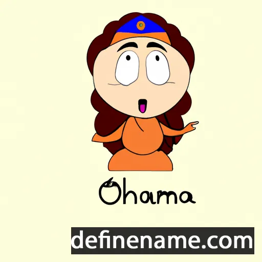 cartoon of the name Omarah