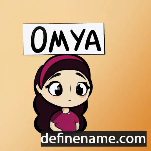 cartoon of the name Omayra