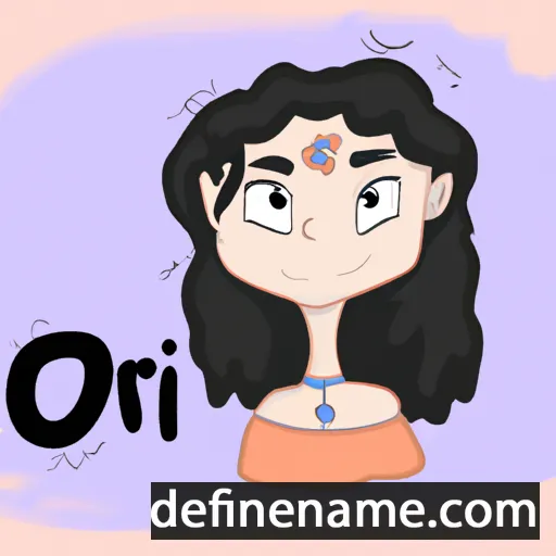 cartoon of the name Óri