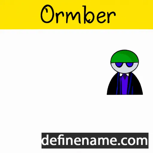 cartoon of the name Ombretta