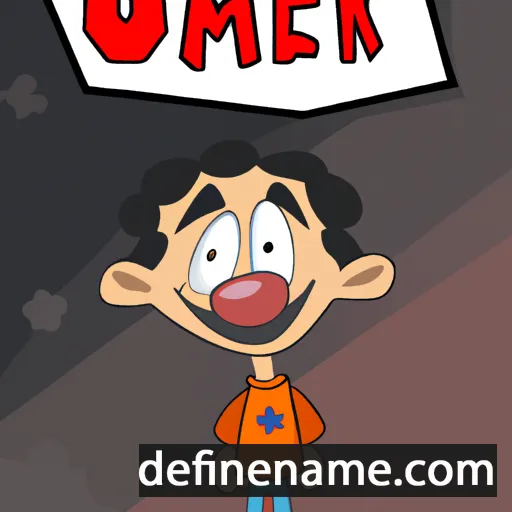 cartoon of the name Omèr