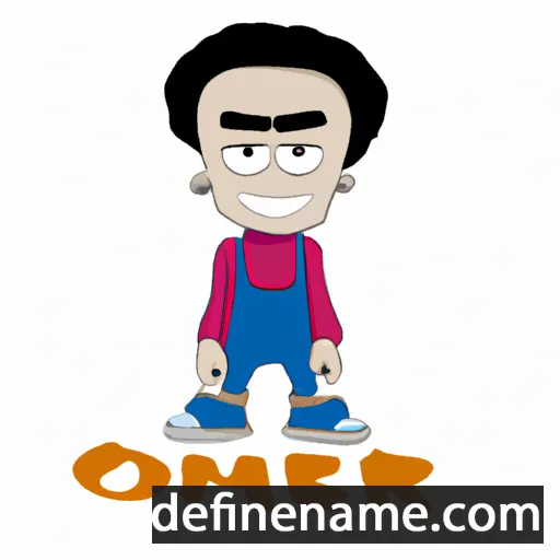 cartoon of the name Omer