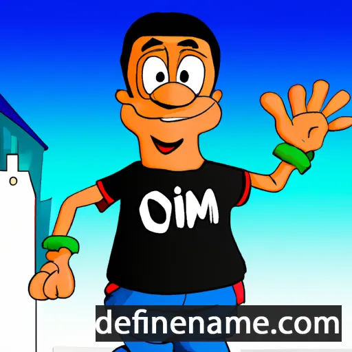 cartoon of the name Omil