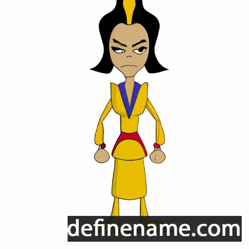 cartoon of the name Ominira