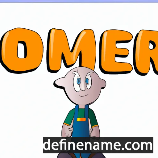 cartoon of the name Omner