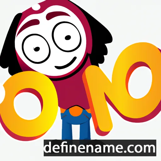 cartoon of the name Omo