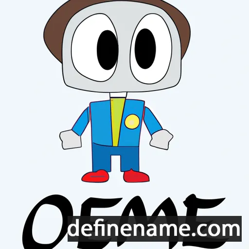 cartoon of the name Omonefue