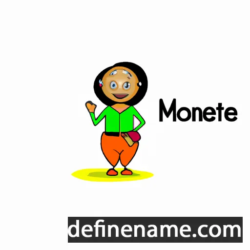 cartoon of the name Omontle