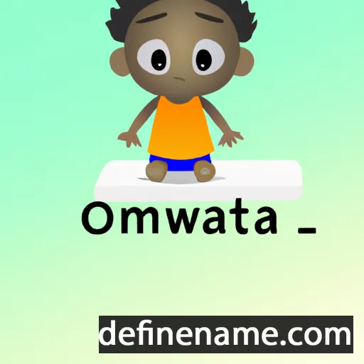 cartoon of the name Omotanwa