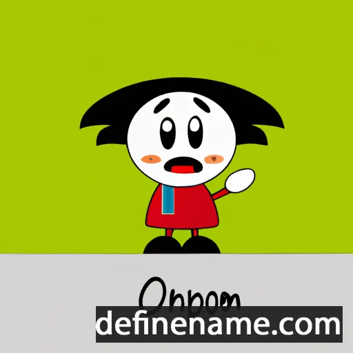 cartoon of the name Ompión