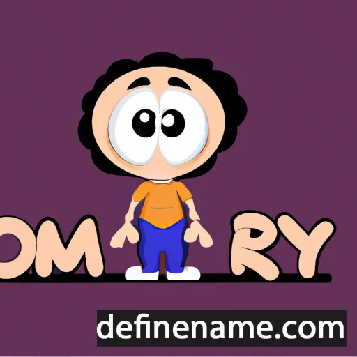 cartoon of the name Omry