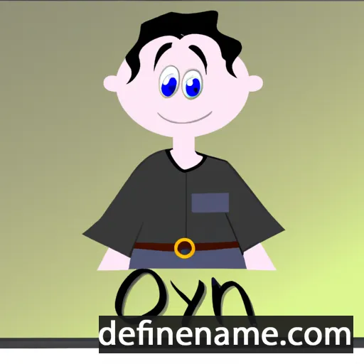 cartoon of the name Omryn