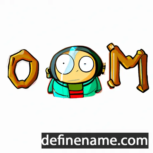 cartoon of the name Omtoon