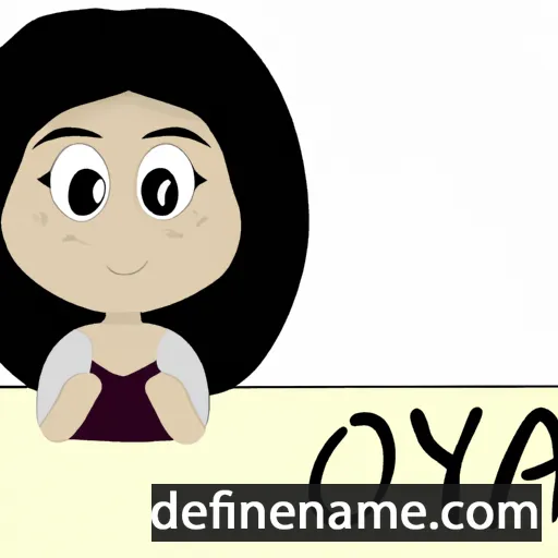 cartoon of the name Omya