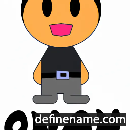 cartoon of the name Onai