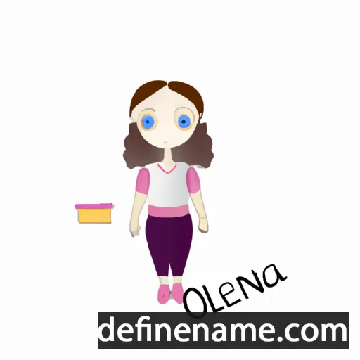 cartoon of the name Onalenna